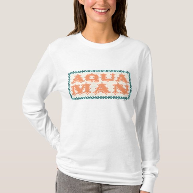 Aquaman It's Showtime! Letters T-Shirt (Front)