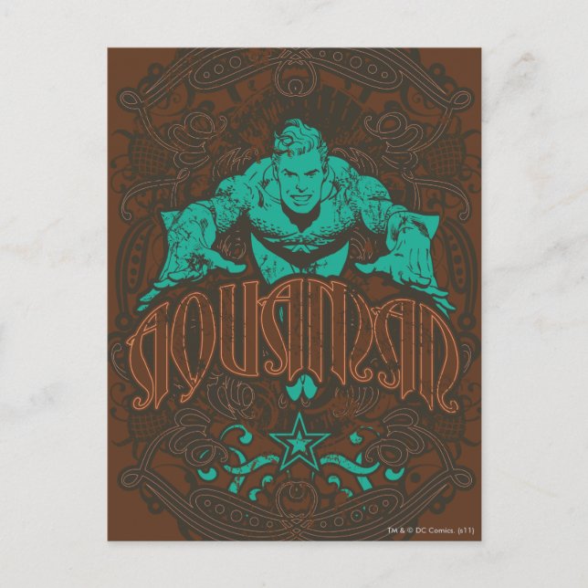 Aquaman - It's Showtime! Poster Postcard (Front)