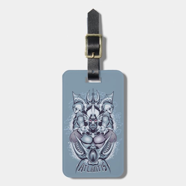 Aquaman | King Orm of Atlantis Graphic Luggage Tag (Front Vertical)