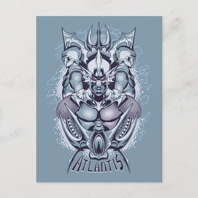 Aquaman | King Orm of Atlantis Graphic Postcard (Front)