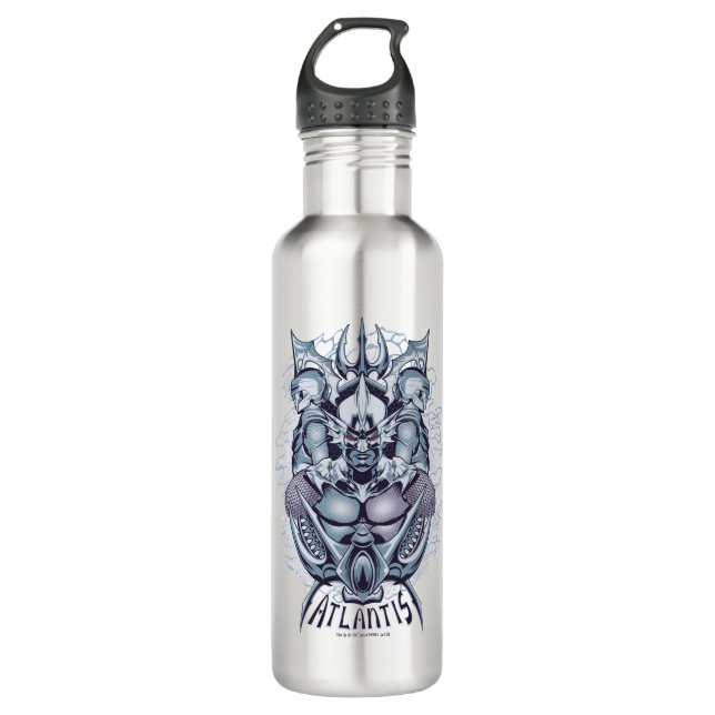 Aquaman | King Orm of Atlantis Graphic Stainless Steel Water Bottle (Front)