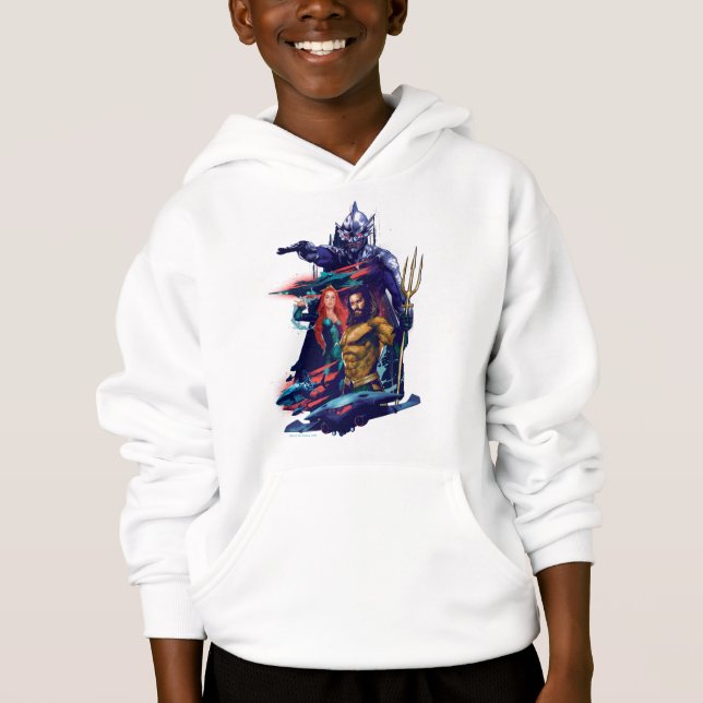 Aquaman | King Orm Versus Mera & Aquaman Hoodie (Front)