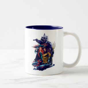 Aquaman   King Orm Versus Mera & Aquaman Two-Tone Coffee Mug