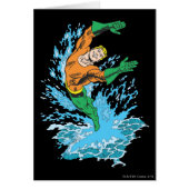 Aquaman Leaps in Wave (Front)