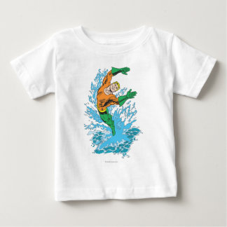 Aquaman Leaps in Wave Baby T-Shirt