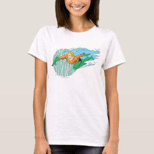 Aquaman Leaps Left T-Shirt
