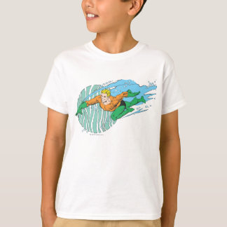Aquaman Leaps Left T-Shirt