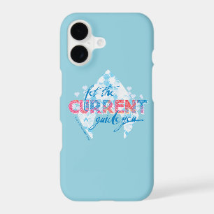 Aquaman "Let The Current Guide You" Logo Graphic iPhone 17 Case