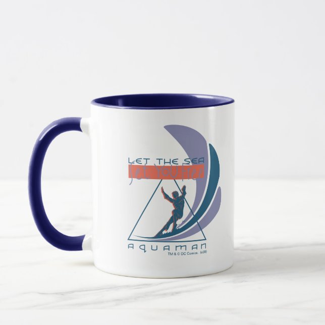 Aquaman | Let The Sea Set You Free Mug (Left)