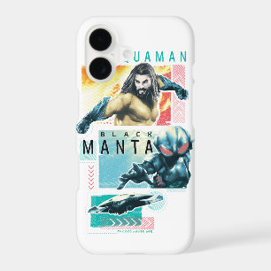 Aquaman Modernist Aquaman & Black Manta Graphic iPhone 17 Case