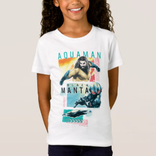 Aquaman   Modernist Aquaman & Black Manta Graphic T-Shirt