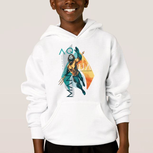 Aquaman | Modernist Aquaman Collage Hoodie (Front)