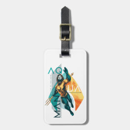 Aquaman Modernist Aquaman Collage Luggage Tag