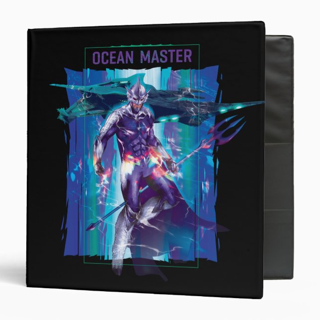 Aquaman | Ocean Master King Orm Refracted Graphic 3 Ring Binder (Front/Inside)