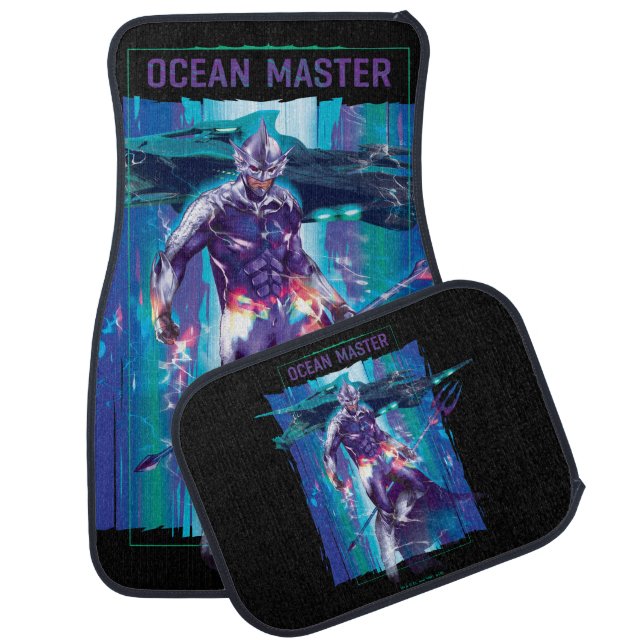 Aquaman | Ocean Master King Orm Refracted Graphic Car Floor Mat (Set)