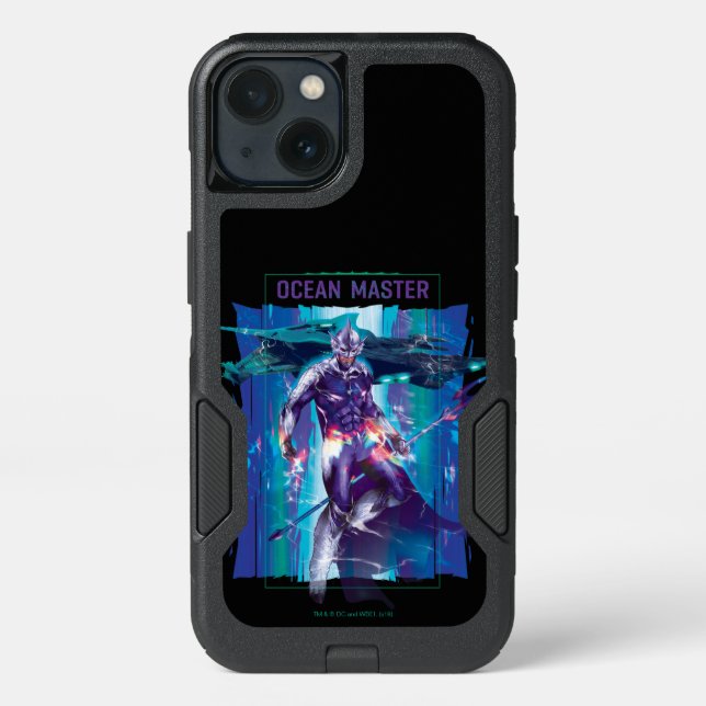 Aquaman | Ocean Master King Orm Refracted Graphic Otterbox iPhone Case (Back)