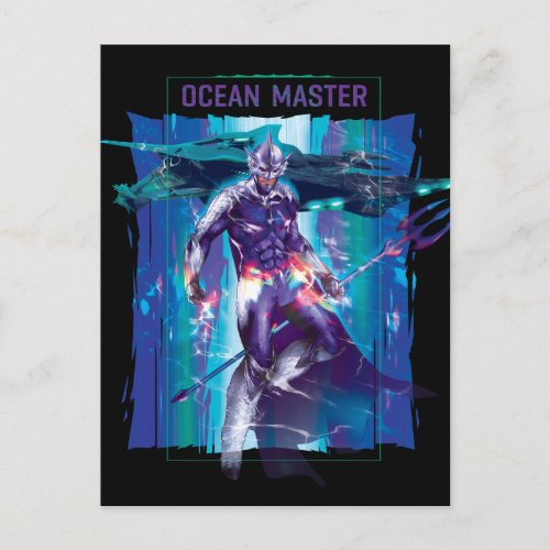 Aquaman  Ocean Master King Orm Refracted Graphic Postcard