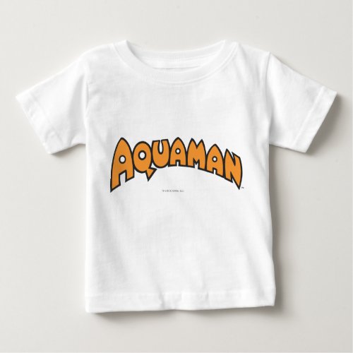 Aquaman Orange Logo Baby T_Shirt