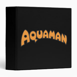 Aquaman Orange Logo Binder