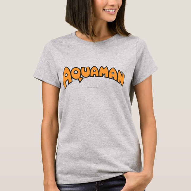 Aquaman Orange Logo T-Shirt (Front)
