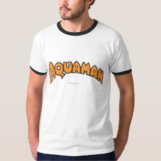 Aquaman Orange Logo T-Shirt