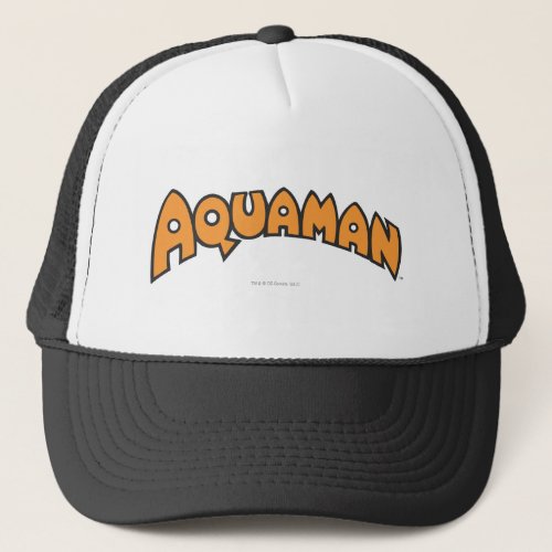 Aquaman Orange Logo Trucker Hat