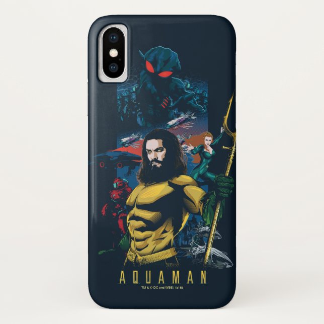 Aquaman | Orin, Mera, and Black Manta Graphic Case-Mate iPhone Case (Back)