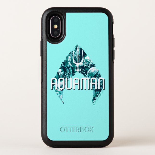 Aquaman | Orin, Mera, Orm & Black Manta In Symbol Otterbox iPhone Case (Back)