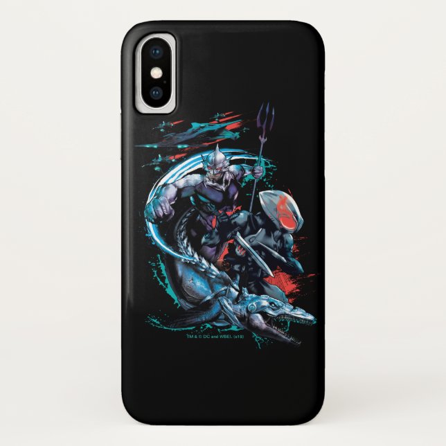 Aquaman | Orm, Black Manta, Tylosaur, & Ships Case-Mate iPhone Case (Back)