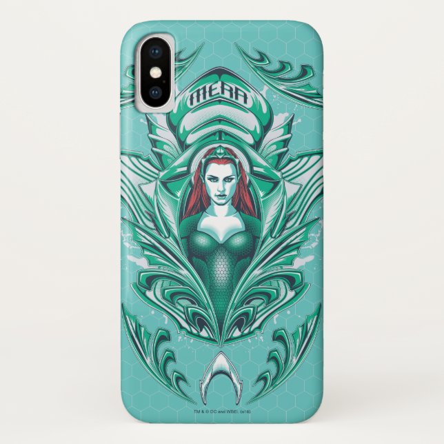 Aquaman | Ornate Mera Graphic Case-Mate iPhone Case (Back)