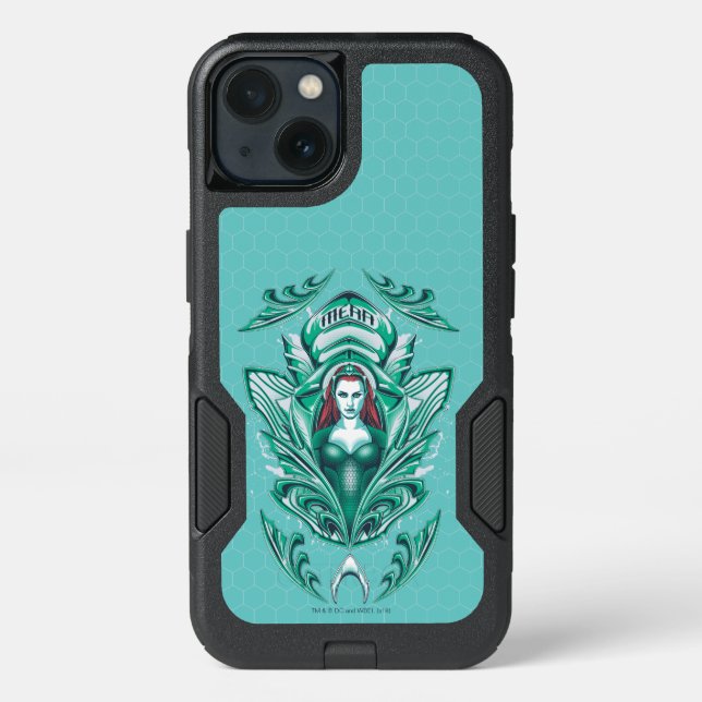 Aquaman | Ornate Mera Graphic Otterbox iPhone Case (Back)