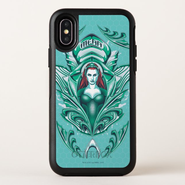 Aquaman | Ornate Mera Graphic Otterbox iPhone Case (Back)