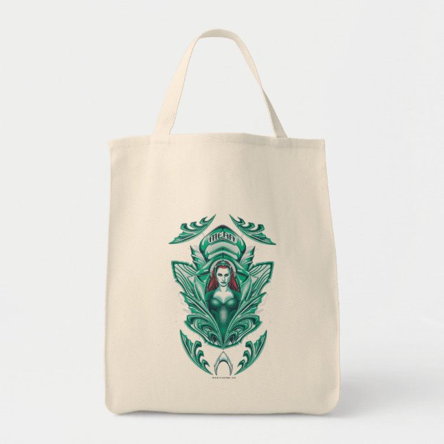 Aquaman | Ornate Mera Graphic Tote Bag (Front)
