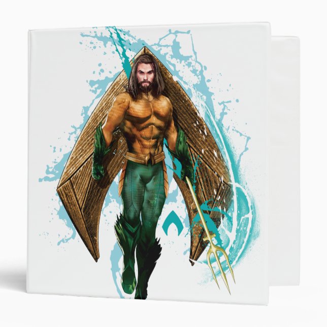 Aquaman | Prince Orin With Aquaman Logo 3 Ring Binder (Front/Inside)