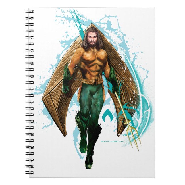 Aquaman | Prince Orin With Aquaman Logo Notebook (Front)