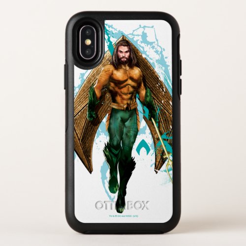 Aquaman  Prince Orin With Aquaman Logo OtterBox Symmetry iPhone X Case