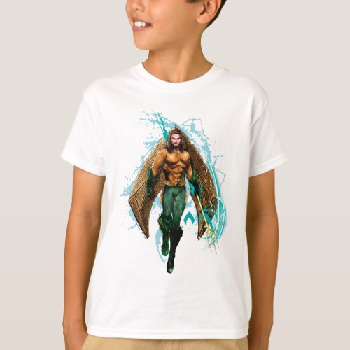 Aquaman  Prince Orin With Aquaman Logo T_Shirt