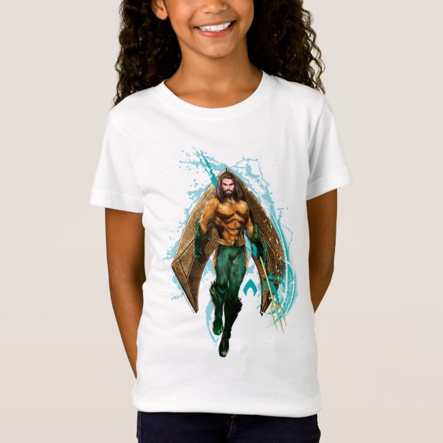 Aquaman | Prince Orin With Aquaman Logo T-Shirt (Front)
