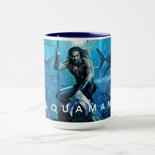 Aquaman  Prince Orin With Aquatic Animals Mug