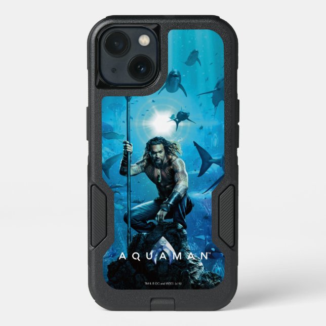 Aquaman | Prince Orin With Aquatic Animals Otterbox iPhone Case (Back)