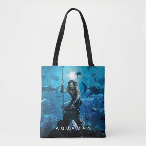 Aquaman  Prince Orin With Aquatic Animals Tote Bag