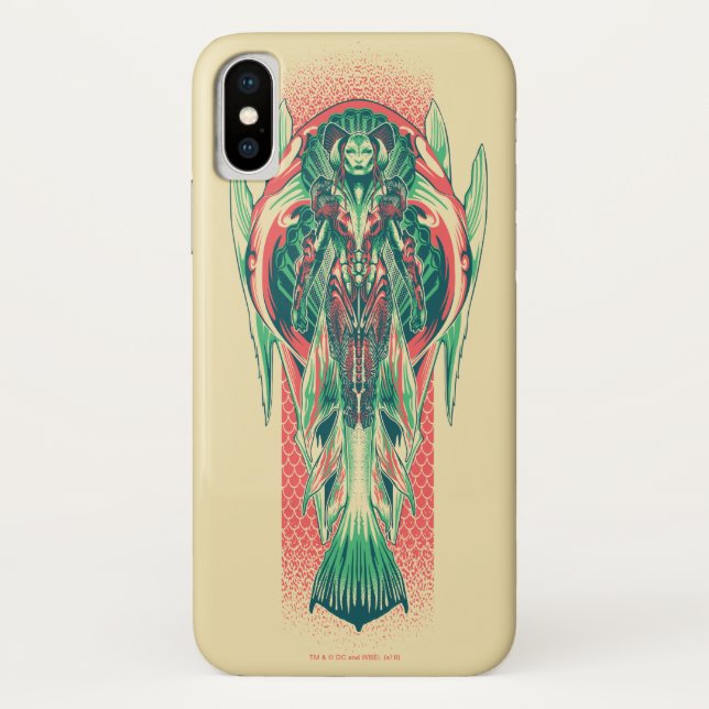 Aquaman | Queen Fisherman Art Nouveau Panel Case-Mate iPhone Case (Back)