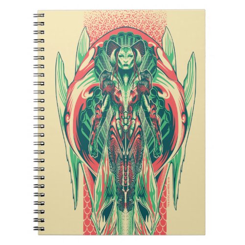 Aquaman  Queen Fisherman Art Nouveau Panel Notebook