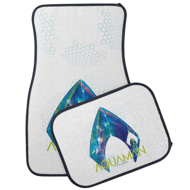 Aquaman | Refracted Aquaman Logo Car Floor Mat (Set)
