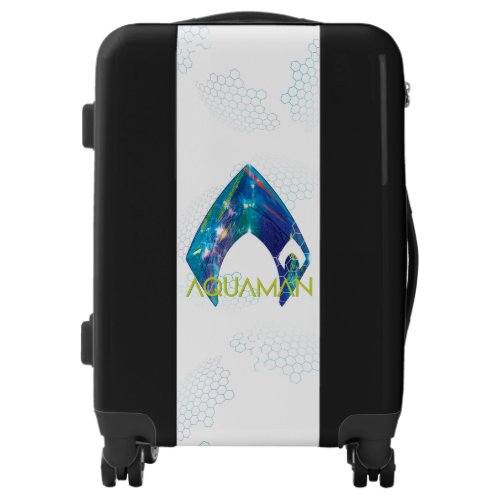 Aquaman  Refracted Aquaman Logo Luggage