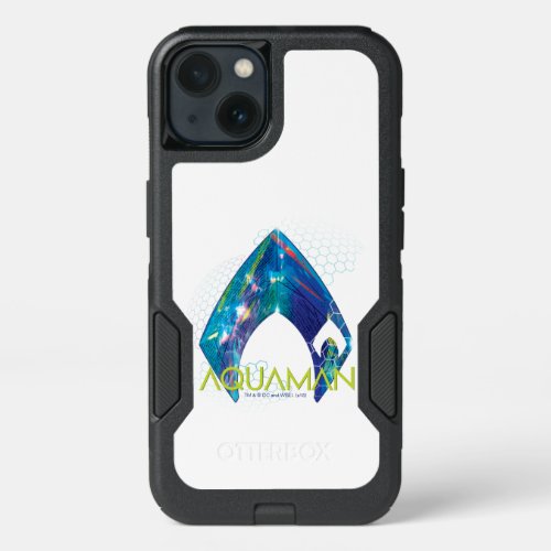 Aquaman  Refracted Aquaman Logo iPhone 13 Case