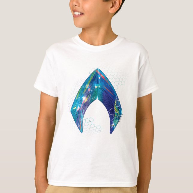 Aquaman | Refracted Aquaman Logo T-Shirt (Front)