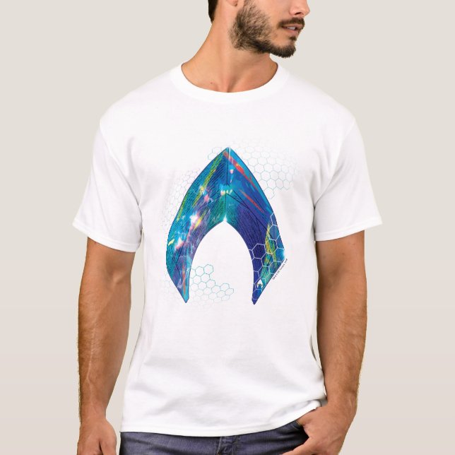 Aquaman | Refracted Aquaman Logo T-Shirt (Front)
