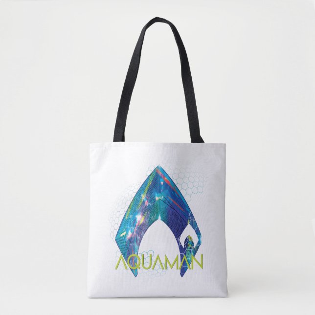 Aquaman | Refracted Aquaman Logo Tote Bag (Front)