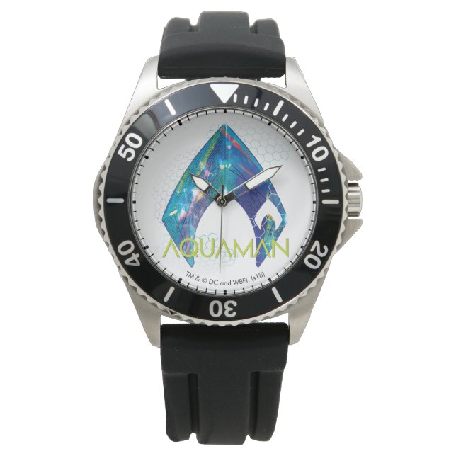 Aquaman | Refracted Aquaman Logo Watch (Front)